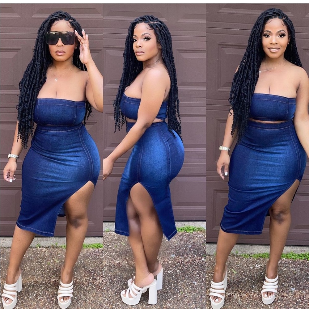 2 piece denim set